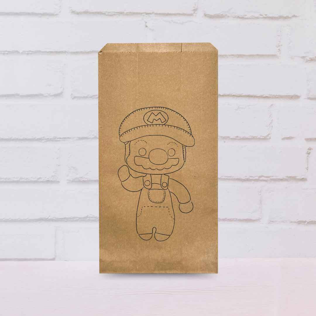 Kraft paper bag Mario