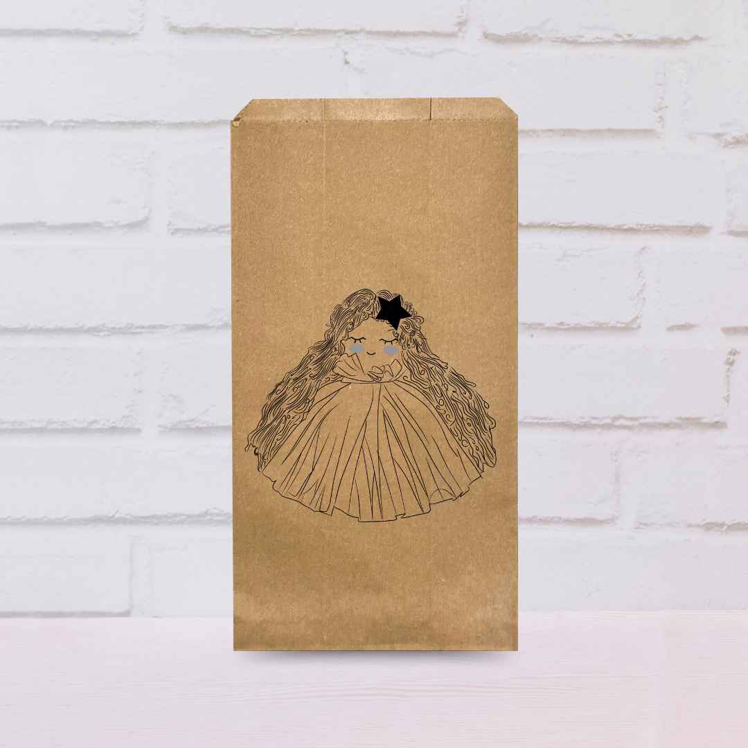 Kraft paper bag mini doll  Artistik